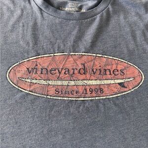 Vineyard Vines Men’s Blue Graphic T-Shirt! Island Tee! Excellent Condition!